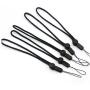 YOUOWO 5 Pack Nylon Lanyards for USB Flash Drive Cell Phone Key iPod Mp3 mp4 ID Card Badge and Other Small Electronic Devices Phone Charms (Black)