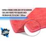 The Rag Company (12-Pack) 16 in. x 16 in. Commercial Grade All-Purpose Microfiber Highly Absorbent, LINT-Free, Streak-Free Cleaning Towels (Black/Grey/Red)