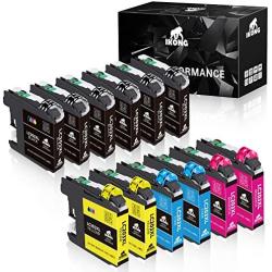IKONG Compatible Ink Cartridges Replacement for Brother LC203 LC203XL LC201 LC201XL Works with Brother MFC-J460DW J480DW J485DW J680DW J880DW J885DW MFC-J4320DW J4420DW J4620DW J5620DW (12-Pack)