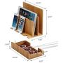 Great Useful Stuff G.U.S. Multi-Device Charging Station Dock & Organizer - Multiple Finishes Available. for Laptops, Tablets, and Phones - Strong Build, Eco-Friendly Bamboo