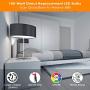 12Pack A19 LED Light Bulbs 100 Watt Equivalent 5000K Daylight White, No Flicker E26 Medium Screw Base Bulbs, 1100Lumens, Non Dimmable