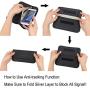 Faraday Bag, Wisdompro RFID Signal Blocking Bag Shielding Cage Pouch Wallet Case for Cell Phone Privacy Protection and Car Key FOB, Anti-Tracking, Anti-Spying Case Blocker - Black