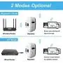 JOTACT WiFi Range Extender 300 Mbps WiFi Repeater 2.4Ghz Network with Integrated Antennas LAN Port Wireless Signal Booster for Home, Support Repeater/AP Mode,Quick Connection and Simple Set up