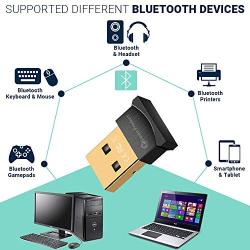 Bluetooth 4.0 USB Adapter, Lovin Product USB Bluetooth Wireless Micro Adapter Compatible with Windows 10,8.1/8,7,Vista, XP, 32/64 Bit for Desktop , Laptop, Computers
