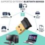 Bluetooth 4.0 USB Adapter, Lovin Product USB Bluetooth Wireless Micro Adapter Compatible with Windows 10,8.1/8,7,Vista, XP, 32/64 Bit for Desktop , Laptop, Computers
