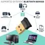 Bluetooth 4.0 USB Adapter, Lovin Product USB Bluetooth Wireless Micro Adapter Compatible with Windows 10,8.1/8,7,Vista, XP, 32/64 Bit for Desktop , Laptop, Computers