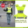 Reflective Vest for Running or Cycling (Women and Men, with Pocket, Gear for Jogging, Biking, Motorcycle, Walking)