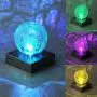 4x4 Solar Post Cap Lights - SunnyPark Deck Fence Outdoor Railing Lights Decorative Solar Powered Gazing Ball Caps LED Lamp for Garden, Patio, Pathway