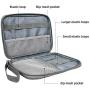 GANAMODA Electronics Travel Organizer, Gadgets for Men Small Bag tech Accessories Travel case Cord Organizer for USB Cable Phone Mini Tablet