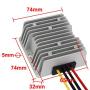 uxcell Waterproof DC 36V (30V-60V) to DC 12V 10A 120W Car Power Supply Module Voltage Converter Regulator Electronic Transformer