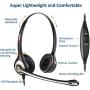 Wantek Phone Headset with Microphone Noise Cancelling, RJ9 Telephone Headsets Compatible with Cisco Office Phones 7940 7942 7945 7960 7962 7965 7811 7821 8811 8841 8845 8851 Plantronics M12 M22
