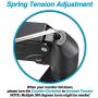 AVLT Single 14.3 lbs Monitor Desk Stand - Mount Computer Monitor on Full Motion Adjustable Arm - Organize Your Work Surface with Ergonomic Viewing Angle VESA Monitor Mount