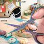 BIHRTC Scissors 4.5 Inch Bird Scissors Sewing Scissors and 3.6 Inch Embroidery Scissors Stainless Steel Sharp Scissors Shears for Sewing Needlework Art work Craft Office DIY Tools Small Shears