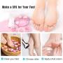 Electric Foot Scrubber Waterproof Pedicure Foot File Callus Remover Hard Skin Remover for Feet Heels and Dead Skin with 3 Roller Heads (Black)