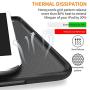 DTTO iPad Air 1st Edition Case, (NOT for iPad Air 2 and Air 3) Ultra Slim Lightweight Smart Trifold Stand with Flexible Soft TPU Back Cover [Auto Sleep/Wake], Black