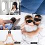Boodlab Sleep Headphones Bluetooth Sleep Mask, 3D Sleep Eye Mask with Ultra-Thin HD Stereo Speakers Washable Adjustable for Sleeping Side Sleepers, Air Travel,Yoga,Meditation,Holiday