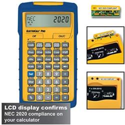 Calculated Industries 5073 ElectriCalc Pro Upgrade Kit NEC 2020 Code Compliant Upgrade Chip for Calculator
