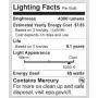 Satco S7386 65 Watt (300 Watt) 4300 Lumens Hi-Pro Spiral CFL Daylight White 5000K Medium Base 120 Volt Light Bulb