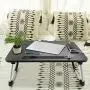 Slendor Laptop Desk Foldable Bed Table Folding Breakfast Tray Portable Lap Standing Desk Notebook Stand Reading Holder for Bed/Couch/Sofa/Floor