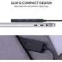 AUKEY USB C Hub Ultra Slim USB C Adapter with 4 USB 3.0 Ports USB Type C Hub for MacBook Pro, Google Chromebook Pixelbook, XPS, Samsung S9/S8 and More USB Type C Devices (Black)