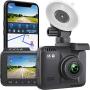 Rove R2- 4K Dash Cam Built in WiFi GPS Car Dashboard Camera Recorder with UHD 2160P, 2.4'' LCD, 150° Wide Angle, WDR, Night Vision