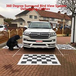 CarThree Fabrics Calibration Cloth Special for 360 Degree Surround Bird View System Debugging Clothes 4 Pcs Nonwoven