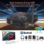 Android 9.0 TV Box, Pendoo X6 PRO Android TV Box 4GB RAM 32GB ROM, Dual-WiFi 2.4GHz/5GHz Bluetooth Quad Core 64 Bits 3D/4K Full HD/H.265/USB3.0 Android Box