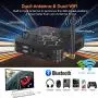 Android 9.0 TV Box, Pendoo X6 PRO Android TV Box 4GB RAM 32GB ROM, Dual-WiFi 2.4GHz/5GHz Bluetooth Quad Core 64 Bits 3D/4K Full HD/H.265/USB3.0 Android Box