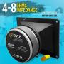 2 Inch Car Speaker Tweeter - Heavy Duty 700 Watt High Power Super Titanium Audio Tweeter System w/ Die Cast Aluminum Frame, 2kHz-25 kHz Frequency, 112 dB, 4-8 Ohm, Crossover Capacitor - Pyle PDBT78