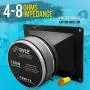 2 Inch Car Speaker Tweeter - Heavy Duty 700 Watt High Power Super Titanium Audio Tweeter System w/ Die Cast Aluminum Frame, 2kHz-25 kHz Frequency, 112 dB, 4-8 Ohm, Crossover Capacitor - Pyle PDBT78