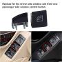 Jaronx 2PCS Driver Window Switch Button Covers for Mercedes Benz,Power Window Master Switch Repair Button Caps Button for C-Class W204 C230 C280 C300 C350,E-Class W212,GLK-Class GLK350 (Not for 2013+)