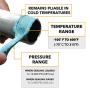 Gasoila Soft-Set Pipe Thread Sealant with PTFE Paste, Non Toxic, -100 to 600 Degree F, 2 oz Tube