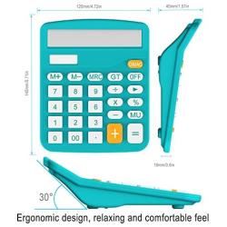 Helect H1001B-Calculator-BL Standard Function Desktop Calculator, Blue