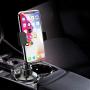 Galaxy Wireless Cup Holder Phone Mount, Height Adjustable Metal Stand Car Phone Cradle Fit for All Smartphones for iPhone 11 Pro/11 Pro Max/XR/XS/XS Max/X/8/7, Galaxy S10/S10 Plus Note 9/Note 10 Plus