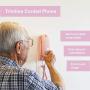 Corded Phone - Phones for Seniors - Phone for Hearing impaired - Ladies Pink - Retro Novelty Telephone + an Improved Version of The Princess Phones in 1965 - Style Big Button - iSoHo Phones