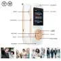 Smart Language Translator Device with WiFi or Hotspot 2.4 Inch Touch Screen Support 70 Languages Two Way Voice Translation for Travelling Learning Business Shopping(White)