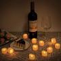 80 Packs LED Flameless Flickering Candles, Kohree Tea Lights Candles Battery Operated Votive Candles, Flickering Tealight Candles for Garden Wedding,Party, Christmas Decorations, Warm White