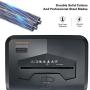 Bonsaii Updated 60-Minute Heavy-Duty Micro-Cut Paper Shredder, 14-Sheet Shredding Capacity for Office and Home Use, Destroys Credit Card/Staples/Clips, 6-Gallon Pullout Wastebasket, Black (C149-D)