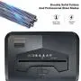 Bonsaii Updated 60-Minute Heavy-Duty Micro-Cut Paper Shredder, 14-Sheet Shredding Capacity for Office and Home Use, Destroys Credit Card/Staples/Clips, 6-Gallon Pullout Wastebasket, Black (C149-D)