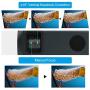 True Full HD Movie Projector 4K Supported, 7200 Lumen Native 1080P Projector with WiFi and Bluetooth Wireless Projector for Home Theater with X/Y Zoom 4D Keystone Supports Laptop, Nintendo, PS4, DVD