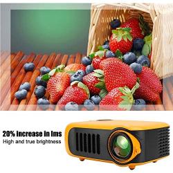 Mini Handheld Projector,Mini Portable Projector Household Projector … (Orange Black)