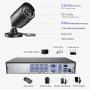 ANNKE 1080P Security Camera System 5MP Lite H.265 Surveillance DVR and (8) 1080P HD Weatherproof Camera, Easy Remote View, Smart Playback, NO Hard Drive-S300