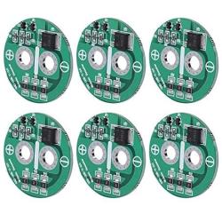 Diyeeni 6Pcs Super Capacitor Protection Board, 2.5V Super Farad Capacitor Board Protection Board Module, Protects Capacitor from Exceeding The Limiting Voltag