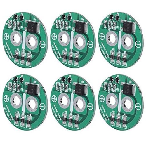 Diyeeni 6Pcs Super Capacitor Protection Board, 2.5V Super Farad Capacitor Board Protection Board Module, Protects Capacitor from Exceeding The Limiting Voltag