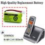 BT18433 BT-18433 BT28433 BT184342 BT-184342 BT284342 BT1011 BT-1011 OXWINOU Replacement Battery for AT&T and Vtech BT-8300 BATT-6010 89-1326-00-00 89-1330-01-00 CPH-515D Cordless Phone(Pack of 4)