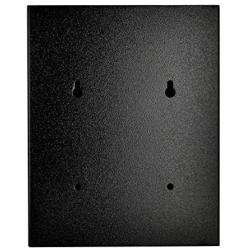 AdirOffice Heavy Duty Secured Safe Drop Box - Suggestion Box - Locking Mailbox - Key Drop Box - Wall Mounted Mail Box - Safe Lock Box - Ballot Box - Donation Box (Black)