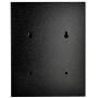 AdirOffice Heavy Duty Secured Safe Drop Box - Suggestion Box - Locking Mailbox - Key Drop Box - Wall Mounted Mail Box - Safe Lock Box - Ballot Box - Donation Box (Black)