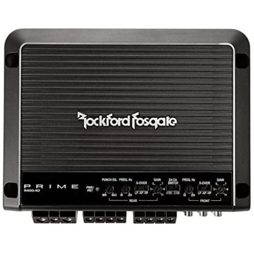 Rockford Fosgate R400-4D Prime 400 Watt Full Range Class-D 4-Channel Amplifier