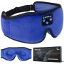 Boodlab Sleep Headphones Bluetooth Sleep Mask, 3D Sleep Eye Mask with Ultra-Thin HD Stereo Speakers Washable Adjustable for Sleeping Side Sleepers, Air Travel,Yoga,Meditation,Holiday