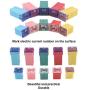 30 pc Automotive Combination LOW and TALL/STD PROFILE JCASE Box Shaped Assortment Fuse Kit for Ford, Chevy/GM, Nissan, and Toyota Pickup Trucks, Cars and SUVs
